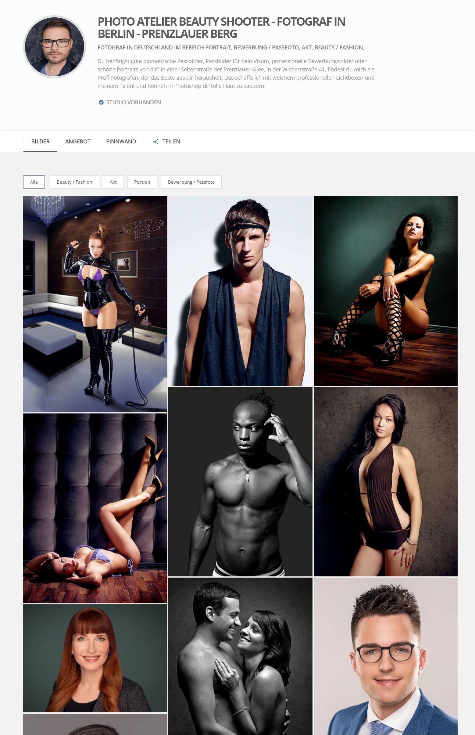 example photography portfolio